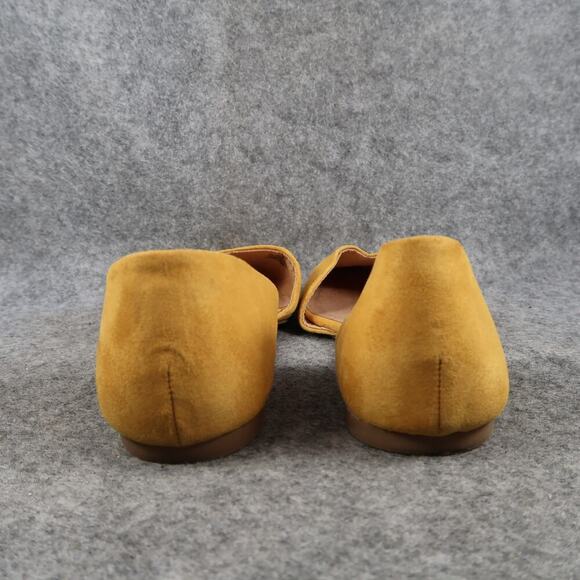 Old Navy Shoes Womens 8 Flats Slip On Skimmer D'Orsay Casual Yellow Almond Toe - Picture 5 of 11